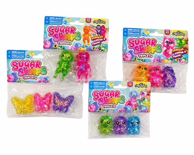 Sugar Swaps™ Glitter Squishy Set – Assorted Styles