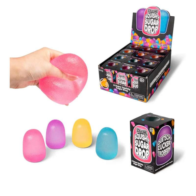 Scrunchems® Squishy Sugar Drop | Gel-Filled Sensory Fidget Toy