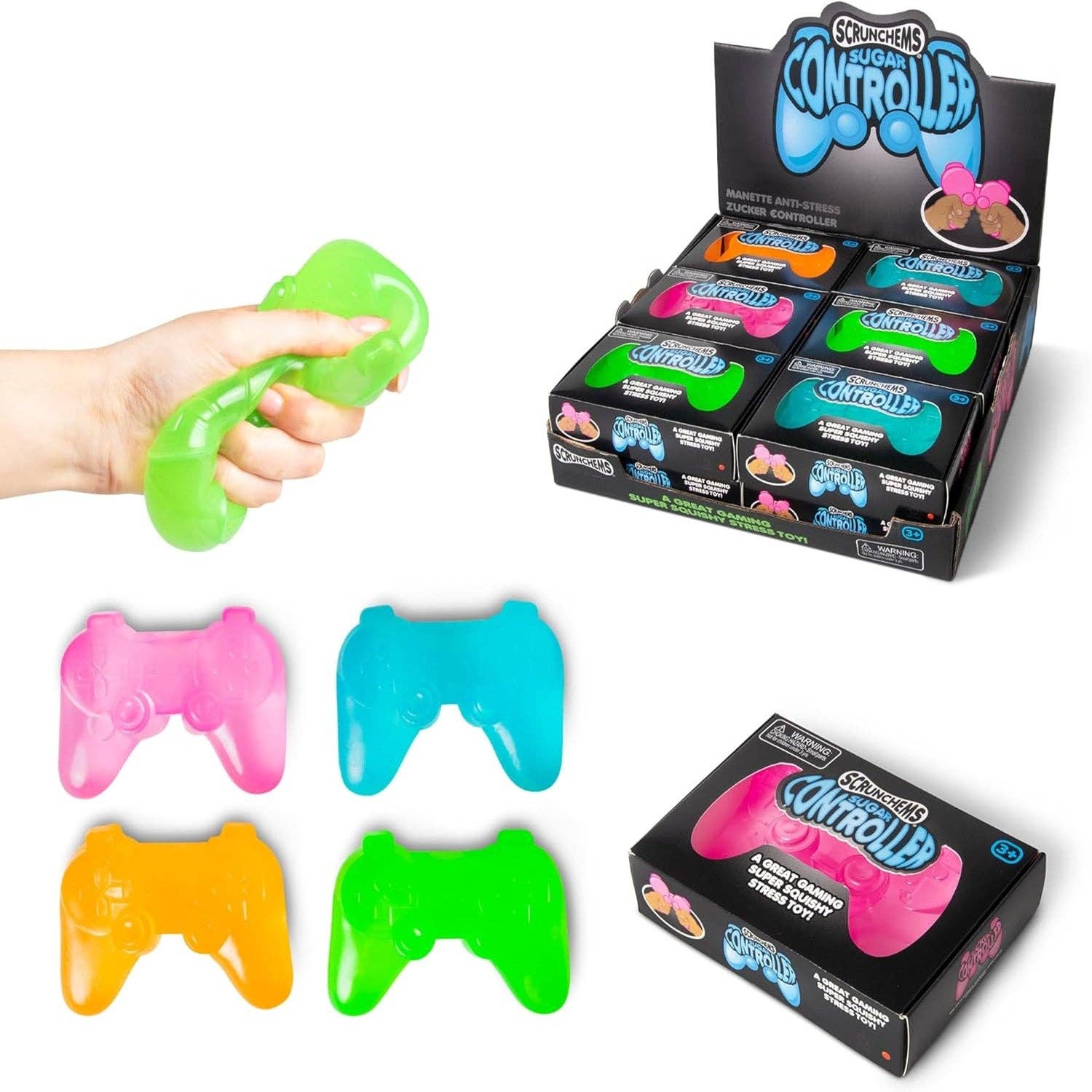 Scrunchems® Sugar Controller Squishy | Gamer Sensory Fidget Toy