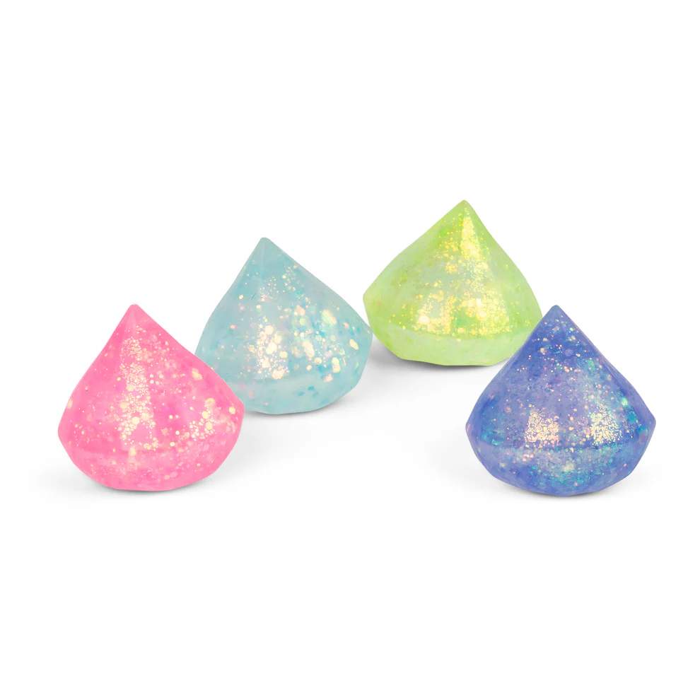 Scrunchems® Sugar Diamonds Squishy | Sparkly Sensory Fidget Toy
