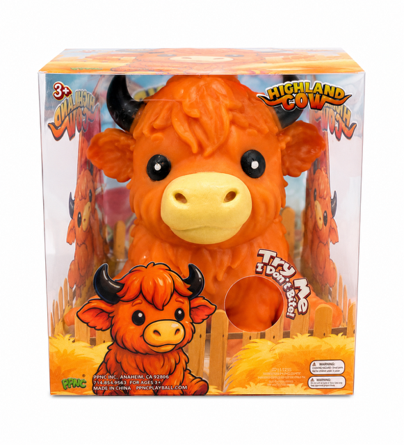 Highland Cow Jumbo Squishy