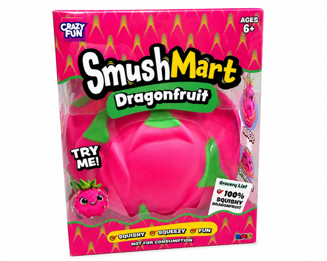 Crazy Fun SmushMart™ Dragonfruit Jumbo Squishy