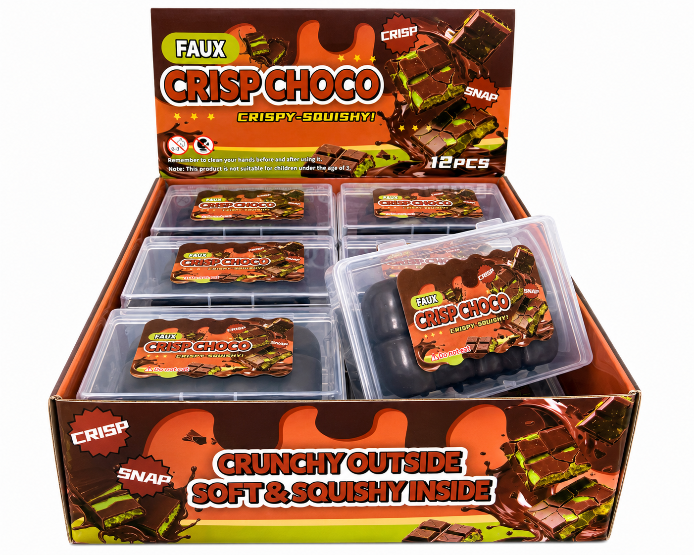 Faux Crisp Choco | Crispy ASMR Chocolate Squishy