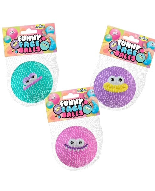 Funny Face Balls Stress Ball – Assorted Styles